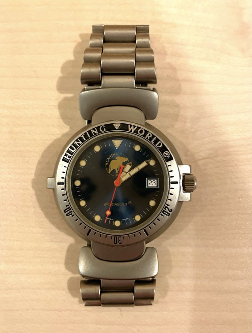 Hunting World Sports About Analog Quartz Men