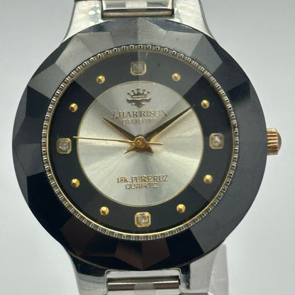 J. Harrison Analog Quartz Men J・ハリソン J.Harrison ジョンハリソン 天然ダイヤモンド 18金張り 1520 [For Parts / Junk]