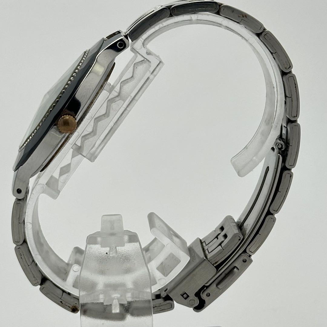 J. Harrison Analog Quartz Men J・ハリソン J.Harrison ジョンハリソン 天然ダイヤモンド 18金張り 1520 [For Parts / Junk]