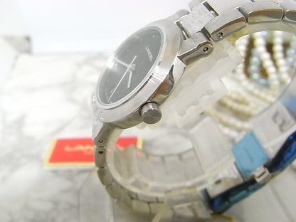Analog Quartz Women Women Lancel Round Watch Women'S For Parts Unused