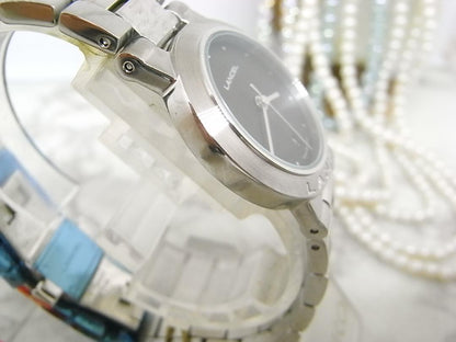 Analog Quartz Women Women Lancel Round Watch Women'S For Parts Unused