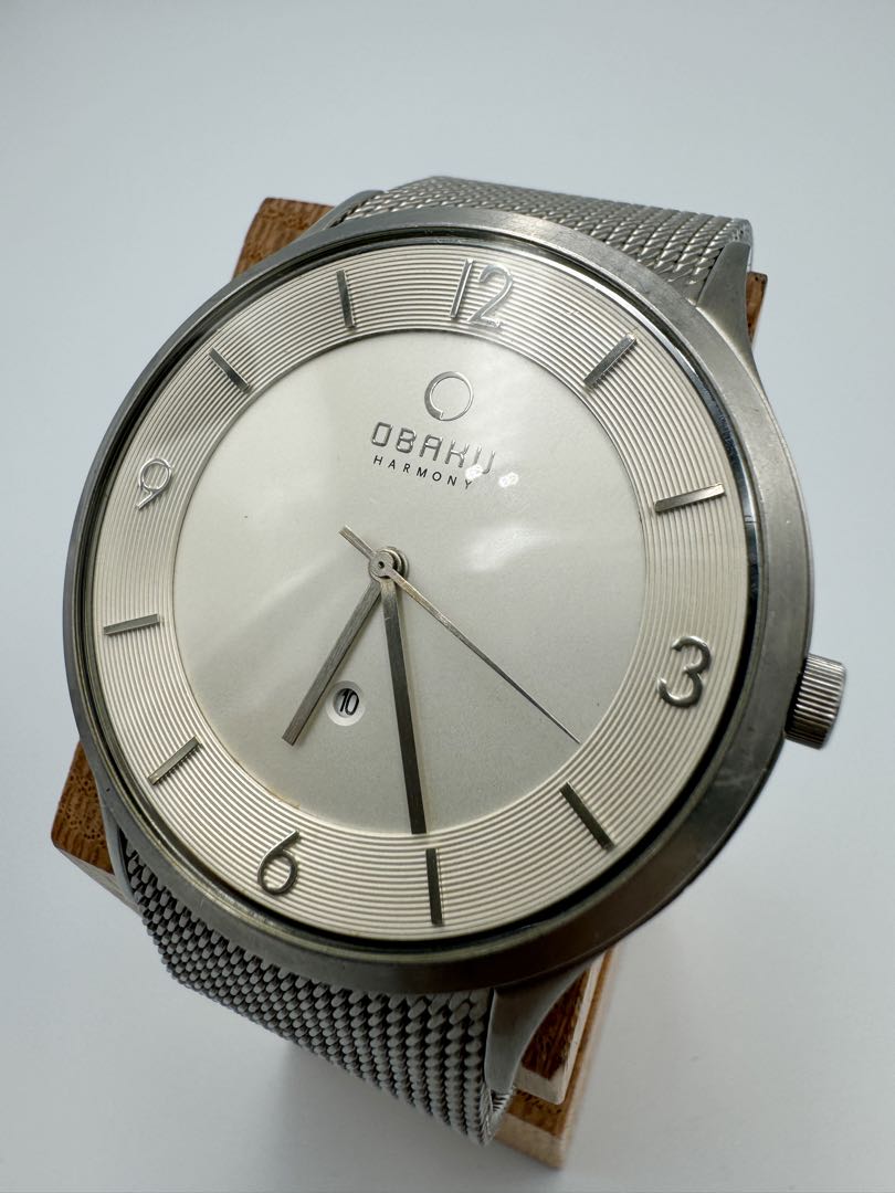 Obaku Analog Quartz Men Harmony Watch Date Calendar