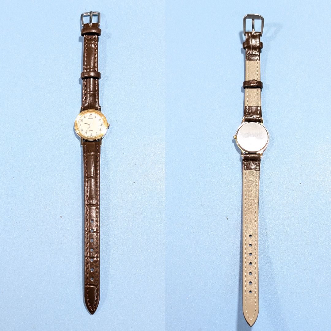 Seiko Spirit Analog Quartz Women Battery & Band Replaced Working Item