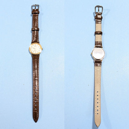 Seiko Spirit Analog Quartz Women Battery & Band Replaced Working Item