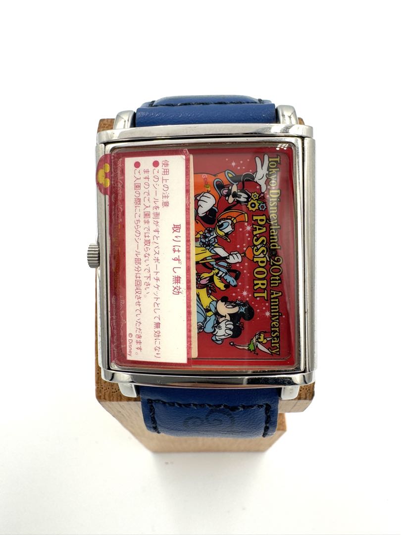 Disney Analog Quartz Men Tokyo Land 20Th Anniversary Watch