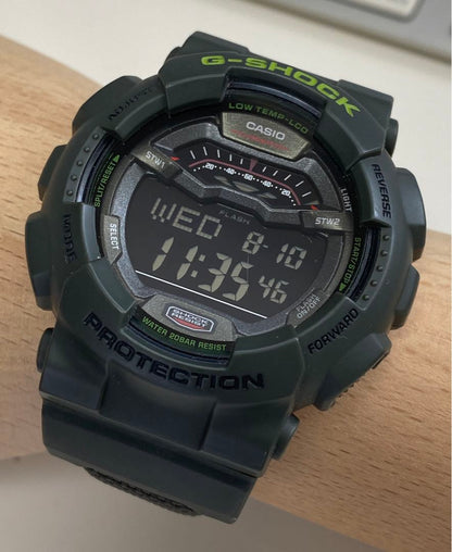 G-Shock G-LIDE GD-100 Digital Quartz Men ジーショック デカg ミリタリー アーミーグリーン
