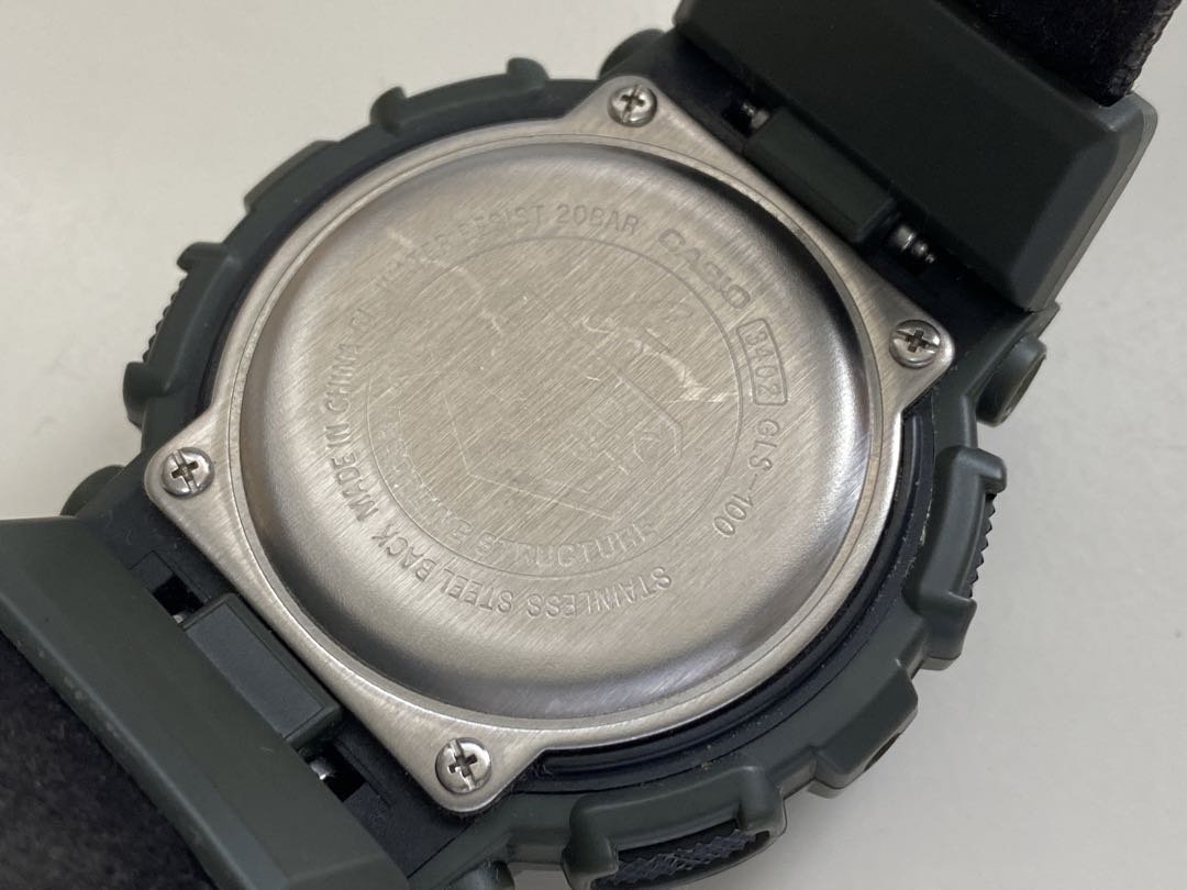 G-Shock G-LIDE GD-100 Digital Quartz Men ジーショック デカg ミリタリー アーミーグリーン