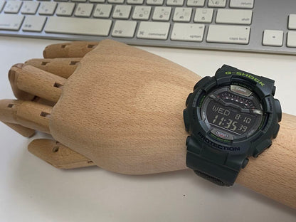 G-Shock G-LIDE GD-100 Digital Quartz Men ジーショック デカg ミリタリー アーミーグリーン