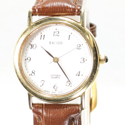 Citizen EXCEED Analog Quartz Women Battery & Band Replaced Working Item