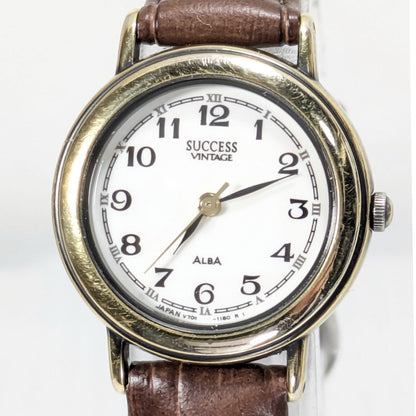 Seiko Alba Success SUCCESS Analog Quartz Women Successwomen Battery & Band Replaced Working Item