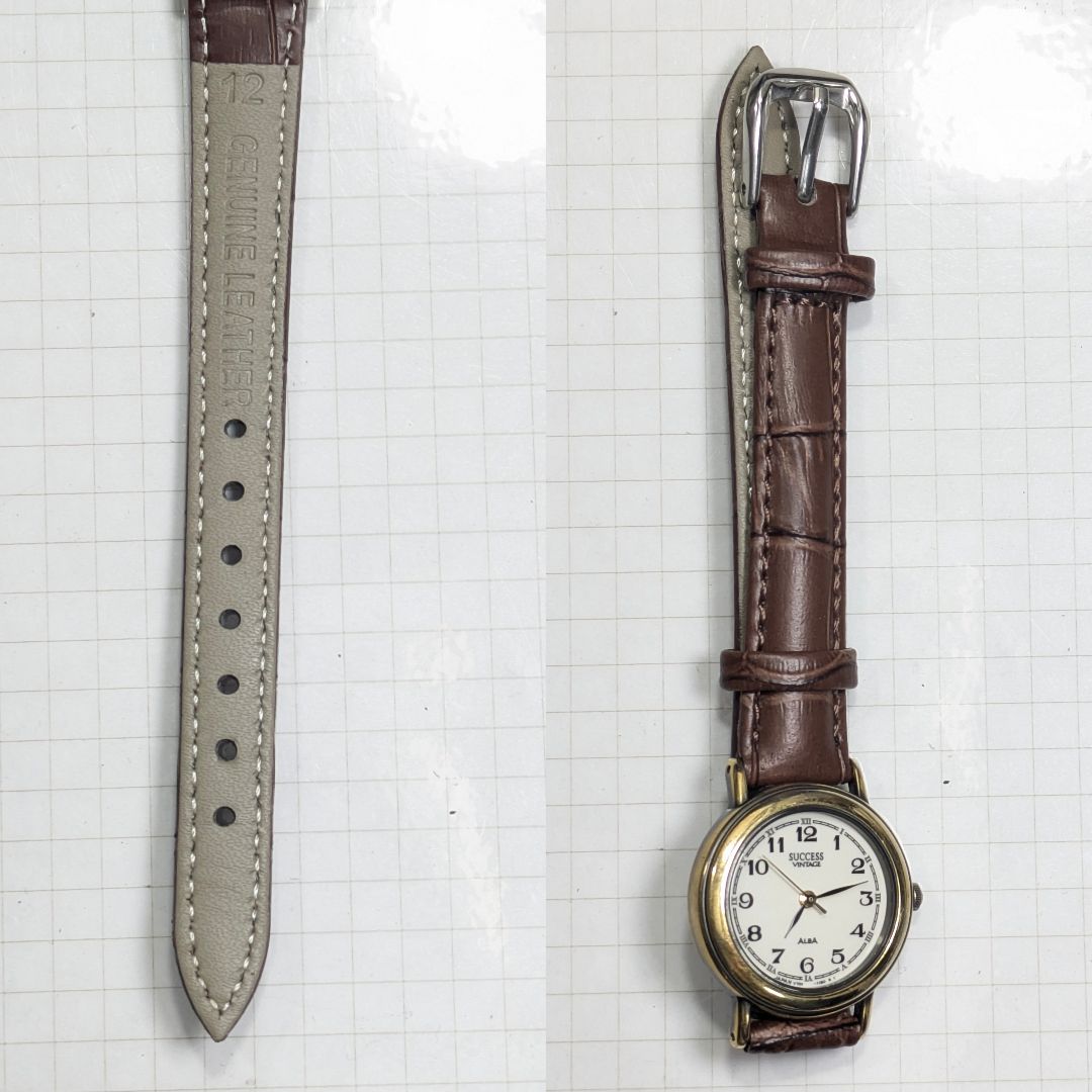 Seiko Alba Success SUCCESS Analog Quartz Women Successwomen Battery & Band Replaced Working Item