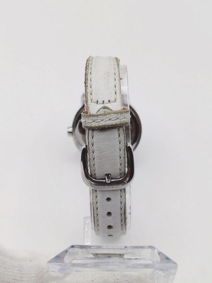 Coach Analog Quartz Women Watch Rhinestone White For Parts