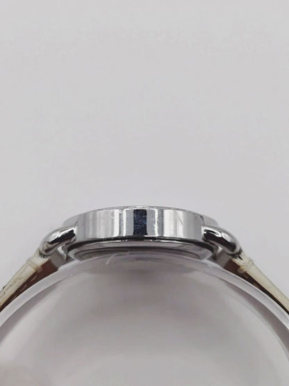 Coach Analog Quartz Women Watch Rhinestone White For Parts