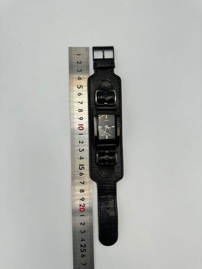Guess Analog Quartz Men Watch Leather Strap