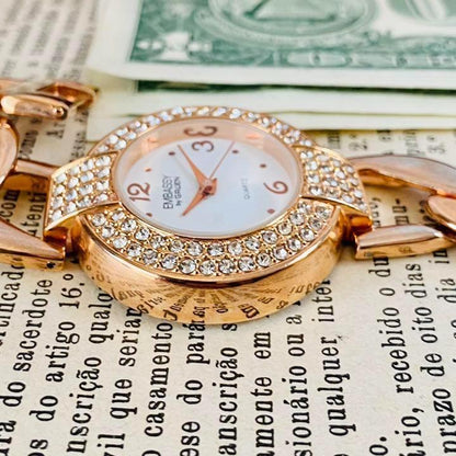 Gruen Analog Quartz Women 高級時計グリュエン Embassy By デイト Watch
