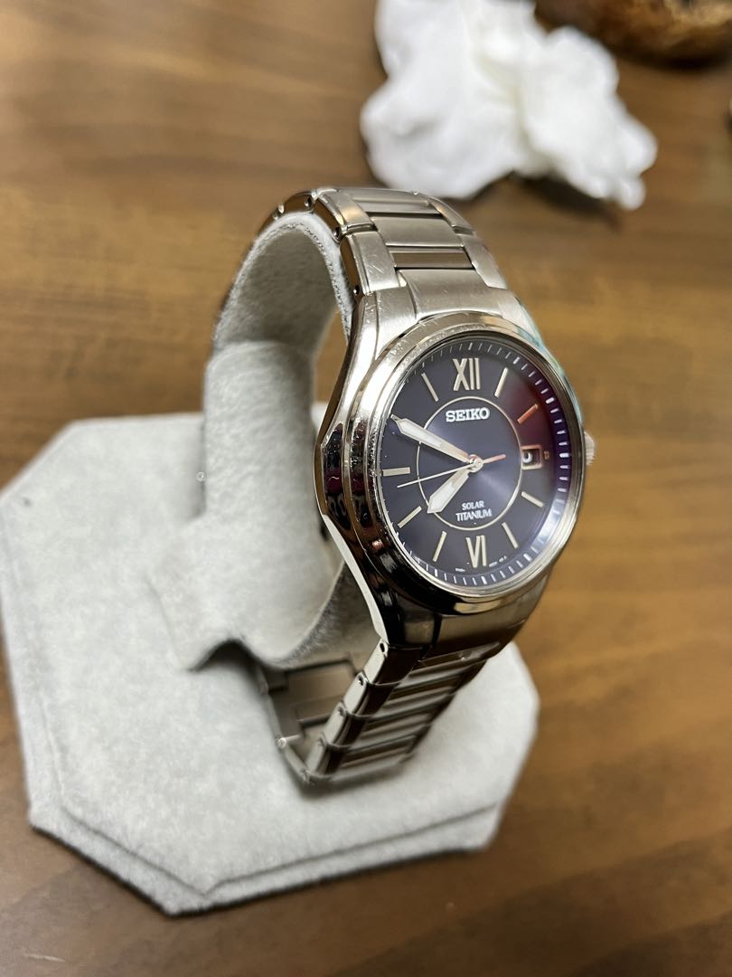Seiko Analog Solar Women Titanium Women's Watch