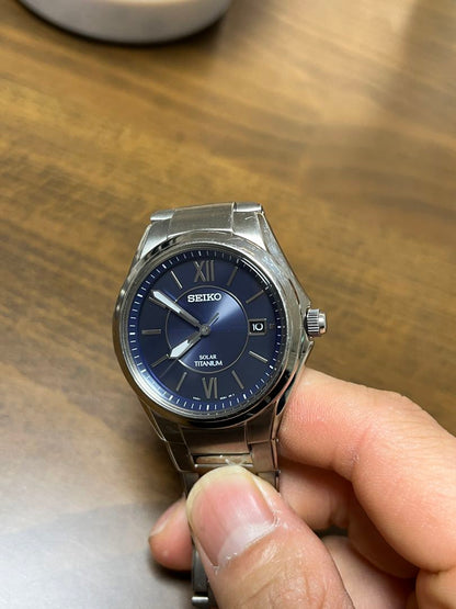 Seiko Analog Solar Women Titanium Women's Watch