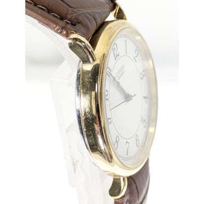Citizen Analog Quartz Men Battery & Band Replaced Working Item