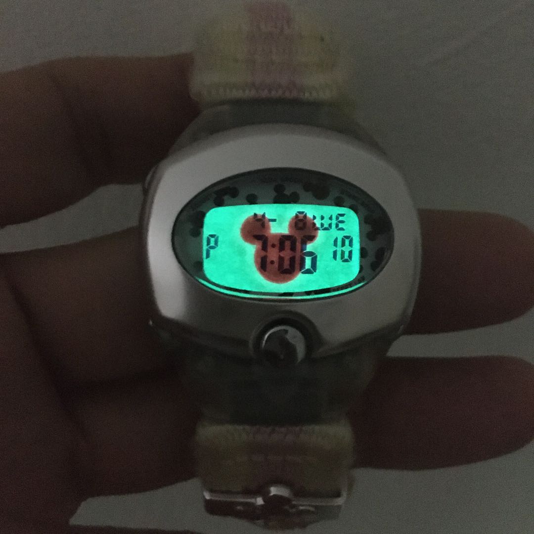 Seiko Alba Disney Digital Quartz Women Retro Mickey Watch