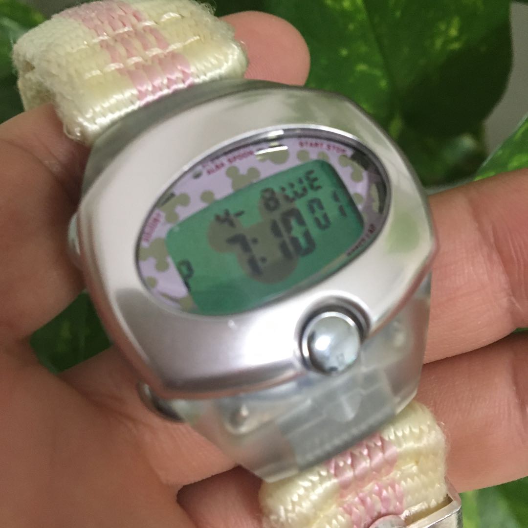 Seiko Alba Disney Digital Quartz Women Retro Mickey Watch