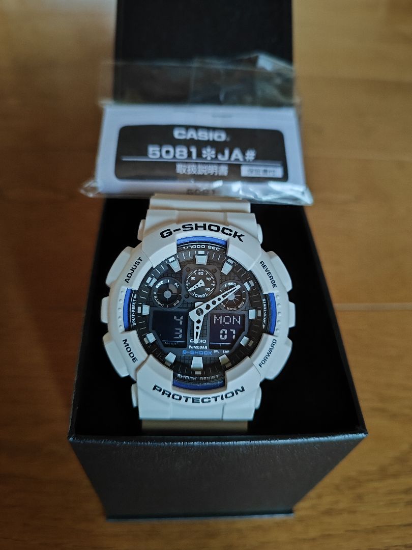 G-Shock GA GA-100B Digital-Analog Quartz Men -100B