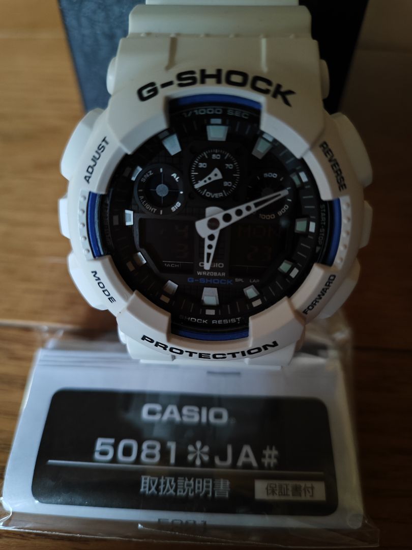 G-Shock GA GA-100B Digital-Analog Quartz Men -100B
