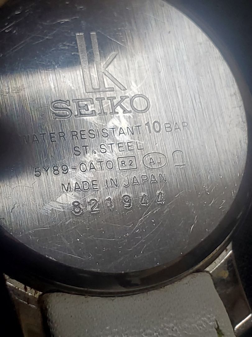 Seiko Lk/lukia 5Y89-OATO Analog Quartz Women