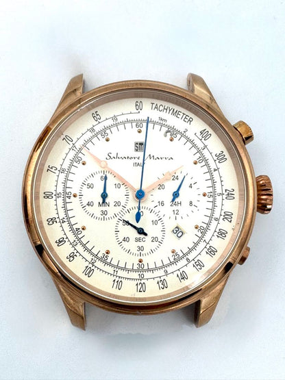 Salvatore Marra Analog Quartz Men Watch For Parts