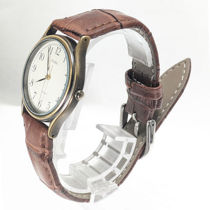 Seiko Alba Analog Quartz Men Battery & Band Replaced Working Item