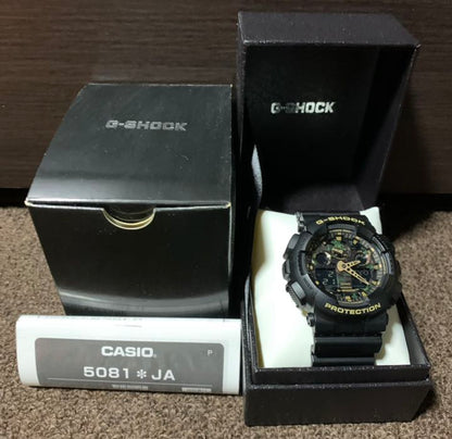 G-Shock GA GA-100CF Digital-Analog Quartz Men -100Cf