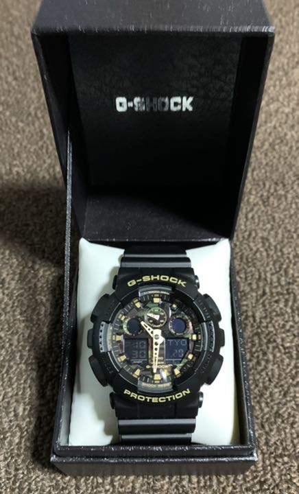 G-Shock GA GA-100CF Digital-Analog Quartz Men -100Cf