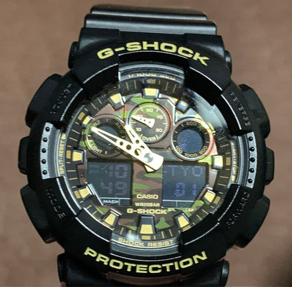 G-Shock GA GA-100CF Digital-Analog Quartz Men -100Cf