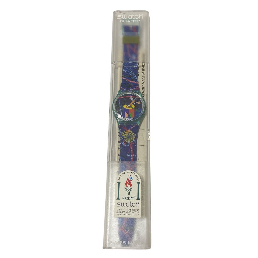 Swatch Olympic 1996 Analog Quartz Unisex Adults Atlanta Limited Edition Wristwatch