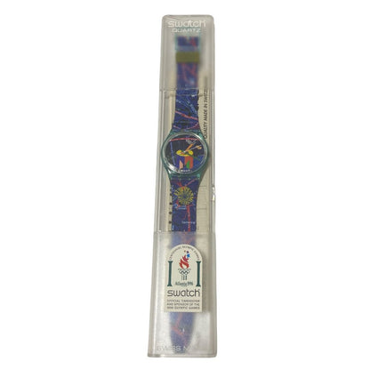Swatch Olympic 1996 Analog Quartz Unisex Adults Atlanta Limited Edition Wristwatch