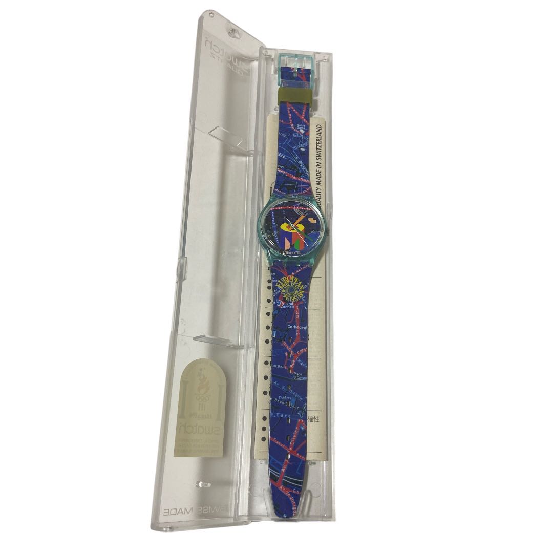 Swatch Olympic 1996 Analog Quartz Unisex Adults Atlanta Limited Edition Wristwatch
