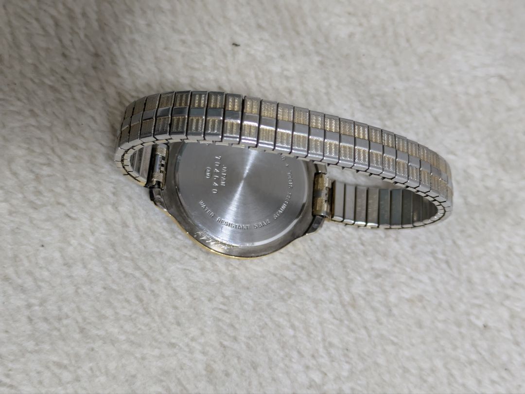 Carib Analog Quartz Men カリブ アナログwatch シルバー ゴールド