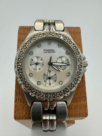 Fossil blue BQ-9112 Analog Quartz Women Chronograph Watch