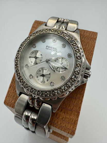 Fossil blue BQ-9112 Analog Quartz Women Chronograph Watch