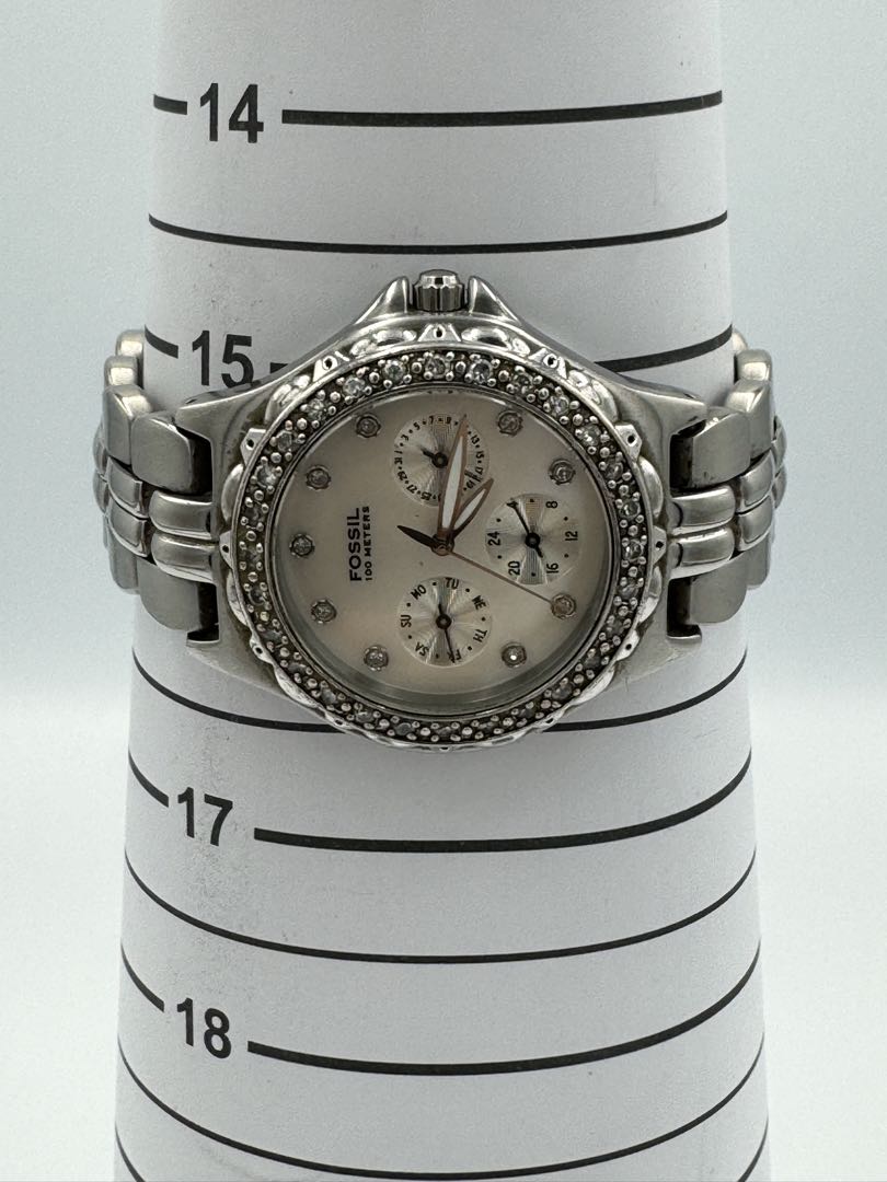 Fossil blue BQ-9112 Analog Quartz Women Chronograph Watch
