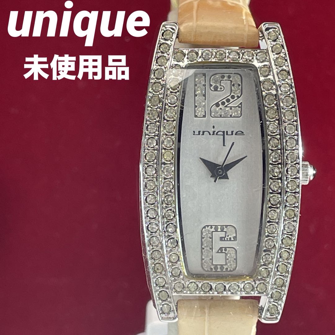 Unique Analog Quartz Women Watch Japanese Movement Battery Replaced Unused