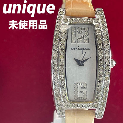 Unique Analog Quartz Women Watch Japanese Movement Battery Replaced Unused