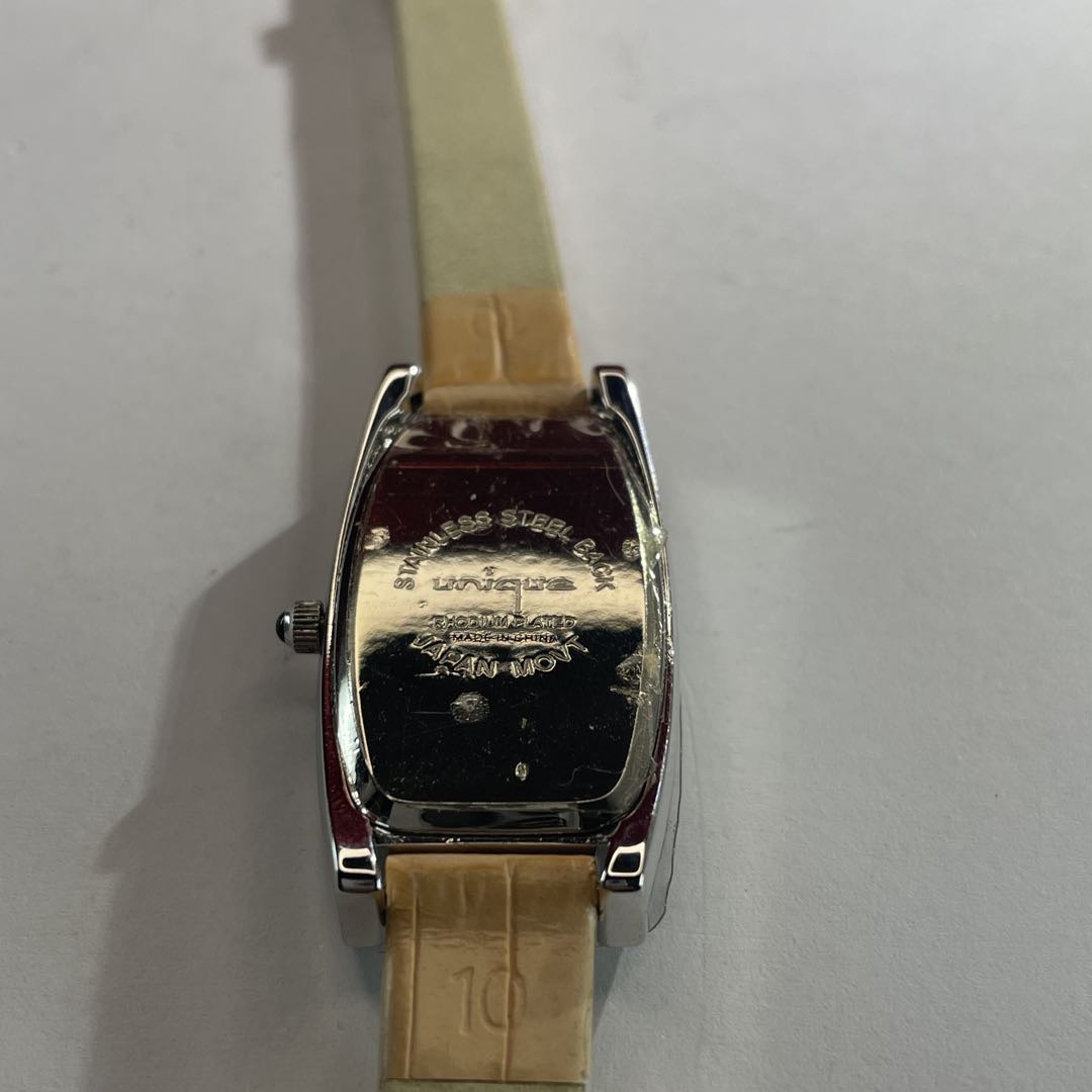 Unique Analog Quartz Women Watch Japanese Movement Battery Replaced Unused