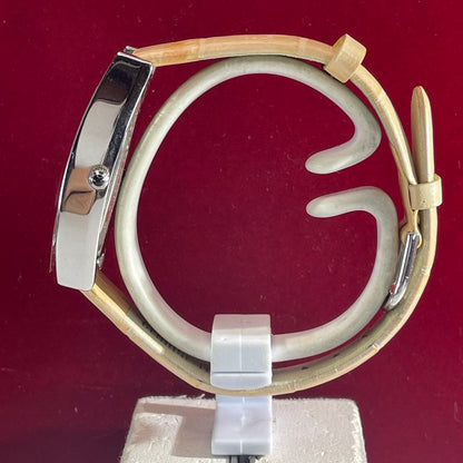 Unique Analog Quartz Women Watch Japanese Movement Battery Replaced Unused