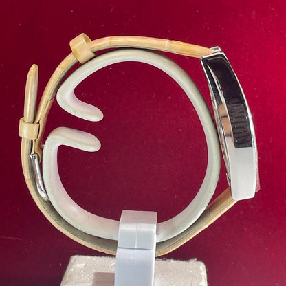 Unique Analog Quartz Women Watch Japanese Movement Battery Replaced Unused