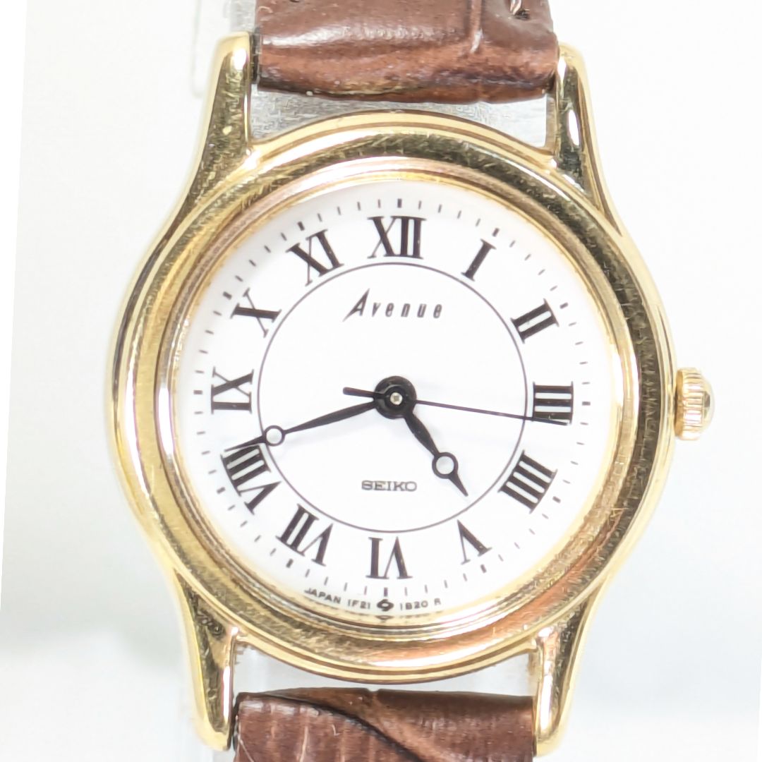 Seiko Avenue Analog Quartz Women Battery & Band Replaced Working Item
