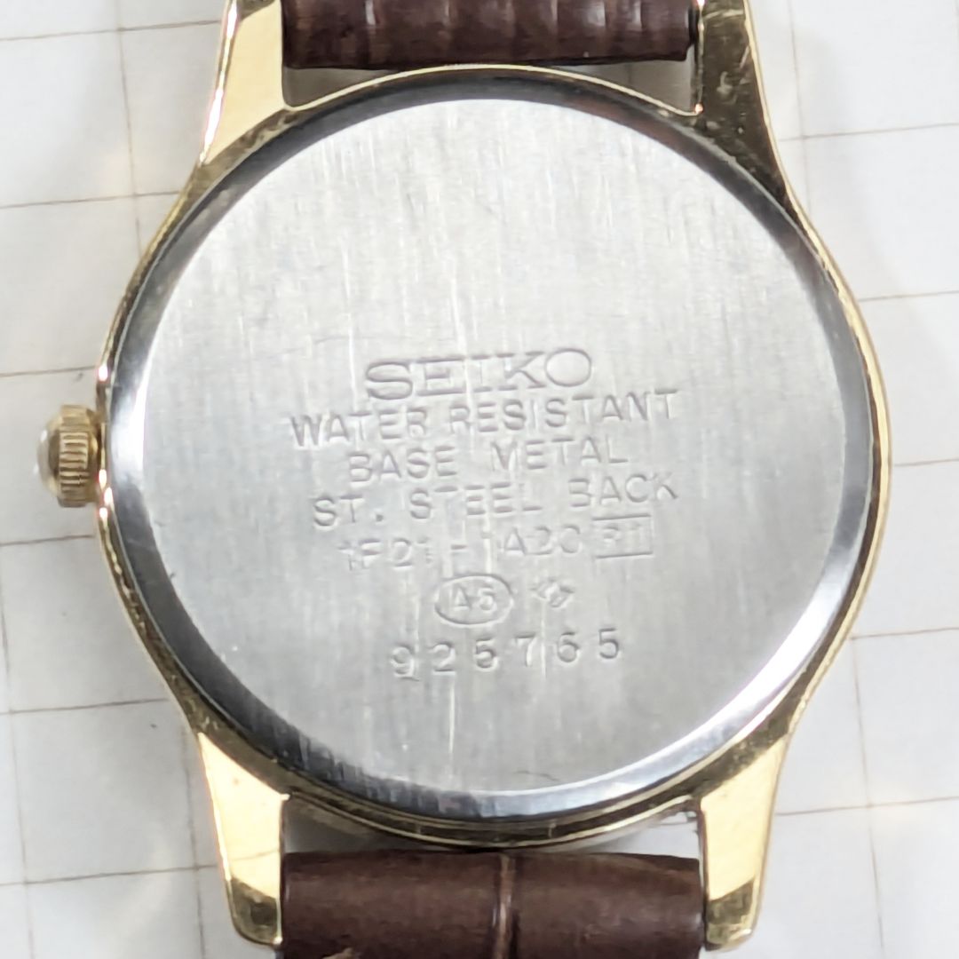 Seiko Avenue Analog Quartz Women Battery & Band Replaced Working Item