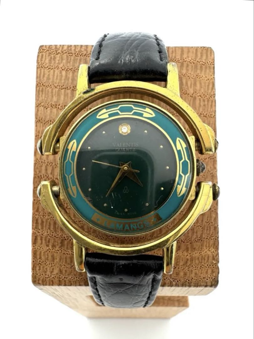 VALENTIS LAMANGS 18K Gold Quartz Watch FOR PARTS