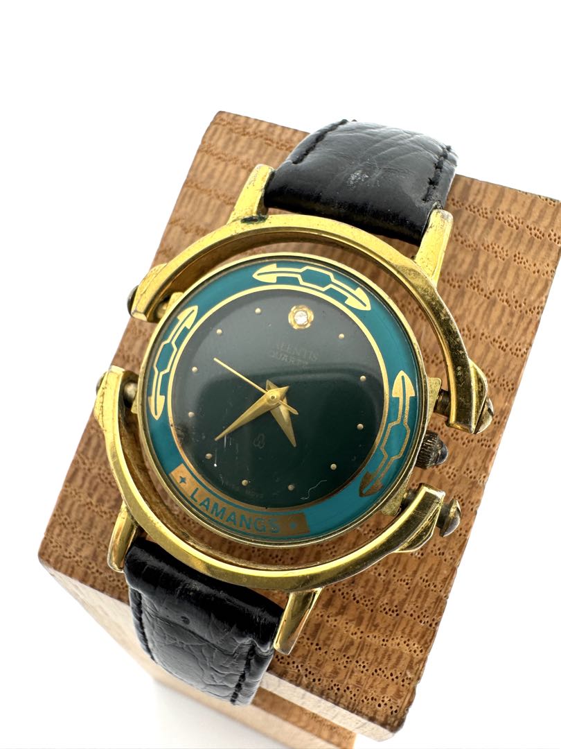 VALENTIS LAMANGS 18K Gold Quartz Watch FOR PARTS