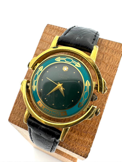 VALENTIS LAMANGS 18K Gold Quartz Watch FOR PARTS
