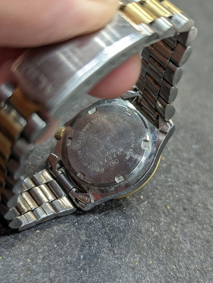 Seiko Alba Aqua Gear Analog Quartz Women Watch Diving Battery Replaced